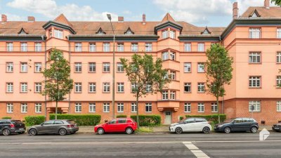 Gut gepflegte, helle 2-Zimmer-Wohnung in grüner Wohnanlage von Mockau-Süd