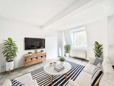 ALTBAU TRIFFT MODERNE � Sanierte 3-Zimmer-Wohnung im begehrten Frankfurter Nordend!