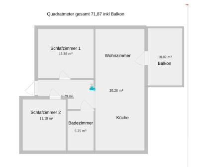 Geschmackvolle, gepflegte 3-Zimmer-Wohnung mit Einbauküche in Bad Schwalbach