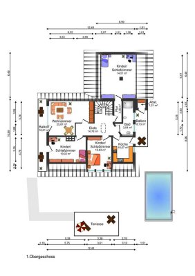 Nachmieter für schöne große 3,5-Zimmer Wohnung mit Einbauküche und Gartennutzung