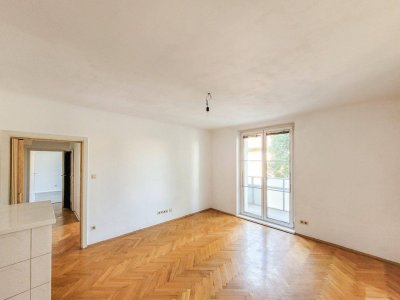 PROVISIONSFREI VOM EIGENTÜMER! UNSANIERTE 2-ZIMMER WOHNUNG Mit BALKON BEIM BAHNHOF HÜTTELDORF!