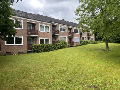 Modernisierte 2-Zimmer-EG-Wohnung mit Einbauküche und Balkon in Syke