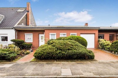 Bremen - Horn: Reihenbungalow für die kleine Familie mit Garten und Garage in ruhiger Wohnlage