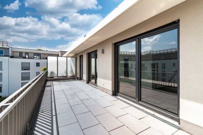 Modernes Penthouse mit großer Dachterrasse in ruhiger Lage