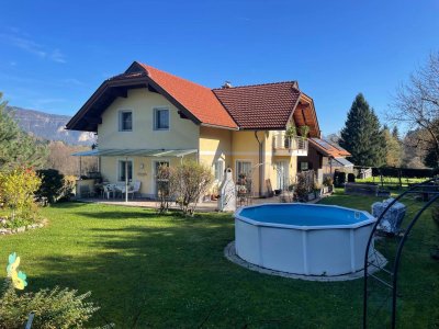 Gepflegtes Wohnhaus mit Pool, Pöckau Nähe Villach