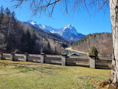 Terrassen-Wohnung in exklusiver Lage mit 1A Berg- und Seeblick (Riessersee)