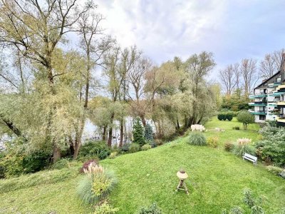 Idyllische 3-Zimmer-Wohnung mit Seeblick und Naturbelassenheit