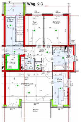 Stilvolle 3-Zimmer-Erdgeschosswohnung mit luxuriöser Innenausstattung mit Einbauküche in Denzlingen