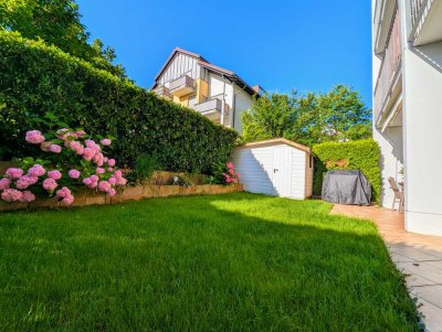 Schöne 3-Zimmer-Garten-Souterrain-Wohnung in Aschheim