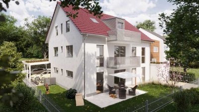 Exklusive 3 Zimmer-Wohnung, ruhige Lage mit gehobener Innenausstattung mit Balkon in Bad Wörishofen