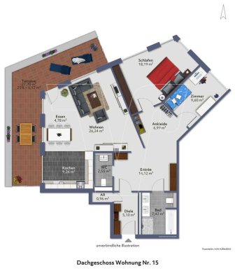 Moderne 3 Zimmer Wohnung in Top Lage