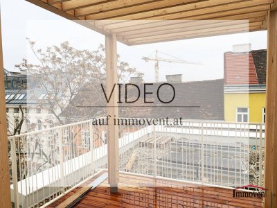 Perfekter Grundriss + große Wohnküche + traumhafte Terrasse: Straßenseitige, moderne 3-Zimmerwohnung in Toplage!