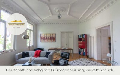 ** Einmalige Gelegenheit im Bachviertel | Herrschaftliche Etagenwohnung in freistehender Villa **