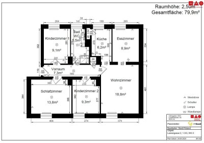 Umfassend sanierte Familienwohnung in ausgezeichneter Lage lässt keine Wünsche offen! Großzügig geschnittene 4-Zimmer-Wohnung mit separatem Esszimmer, praktischer Küche und integrierter Speisekammer!