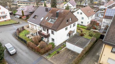 Geräumige Doppelhaushälfte mit kleiner Einliegerwohnung in Grunbach