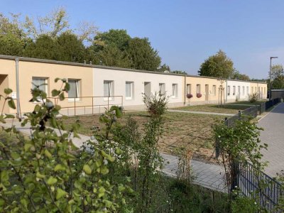 Hier fühle ich mich wohl. Bungalow-Wohnung mit großer Terrasse.