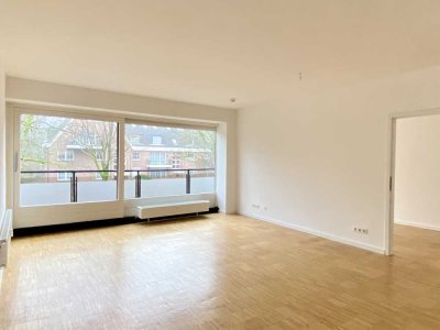 Renovierte 2-Zimmer-Wohnung mit großem Süd-West-Balkon in Hamburg-Marienthal