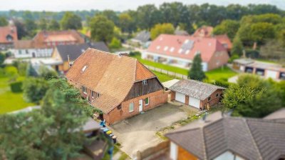 Historisches Bauernhaus im alten Ortskern von Winsen (Aller)