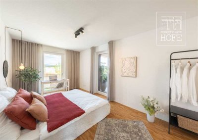 Jetzt einziehen! Moderne 3-Zimmer-Neubau-Wohnung im 4. OG mit Balkon.