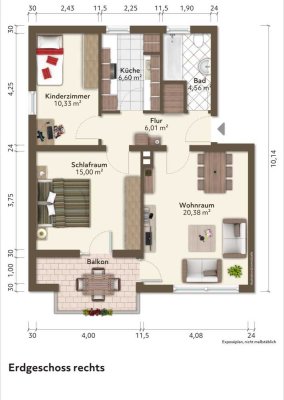 Hier wird aktuell Saniert! - Helle 3 Zimmer Wohnung in Erding