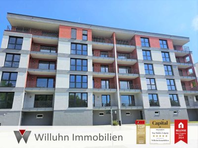 Exklusive Neubauwohnung: Bodentiefe Fenster, Fußbodenheizung und sonniger West-Balkon