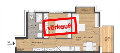 Neubau: Attraktive 2-Zimmerwohnung im Zentrum von Birgitz! TOP 8