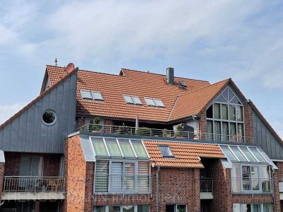 Luxuriöse Penthaus-Wohnung mit Galerie im Zentrum, mit Aufzug, Fernblick, Stellplätzen uvm.