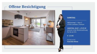 Duhnen: Ferienwohnung mit seitlichem Meerblick in Top-Lage, Obj.7220, Haus 3 - WE 11