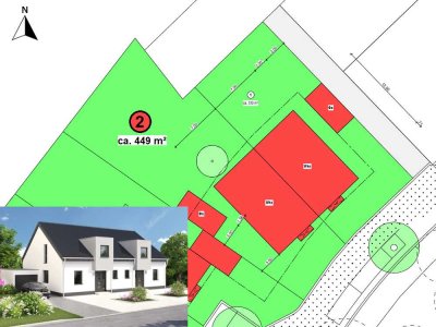 moderne Neubau DHH in Eschweiler-Bohl inkl. Grundstück Nr. 2