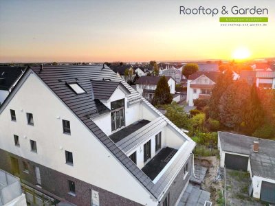 XL-Dachterrasse & keine Dachschrägen I provisionsfreier Neubau I A+ Energie I Rooftop & Garden