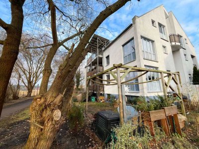 Idyllische Maisonettewohnung mit eigenem Garten und TG-Stellplatz, 4,2 % Rendite und provisionsfrei