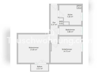 Tauschwohnung: 2-Zimmer Altbau, Balkon, Keller - Karlshorst