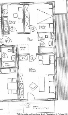 2 ZKB Wohnung in Obertraubling -mit Balkon und Tiefgaragenstellplatz