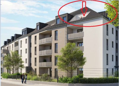 Provisionsfrei: Bezugsfreie 4-Zi- Eigentumswohnung mit Loggia und Galerie (inklusiver Keller und Parkplatz im TG) in Fürth-Zentrum (Wohnfläche 115 m²) zu verkaufen