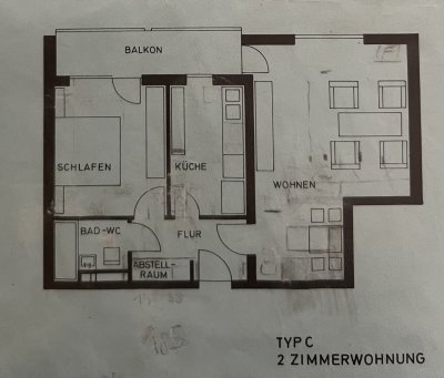 2-Zimmer Wohnung mit herrlichem Blick