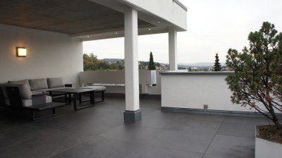 6 Zimmer 205m² Penthouse-Wohnung + Panorama-Aussicht + 4 Bäder + Überdachte MEGA-Terrasse + Balkon