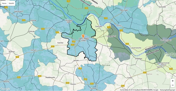 Mietspiegel Dannenberg (Elbe) 2022