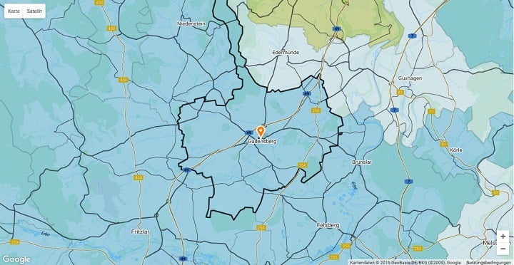 Mietspiegel Gudensberg 2025