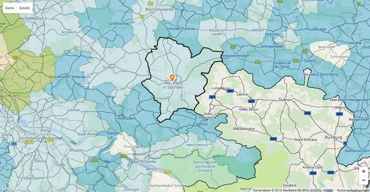 Mietspiegel Neustadt in Sachsen 2025