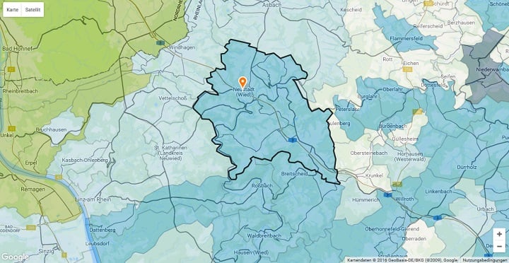 Mietspiegel Neustadt (Wied) 2025