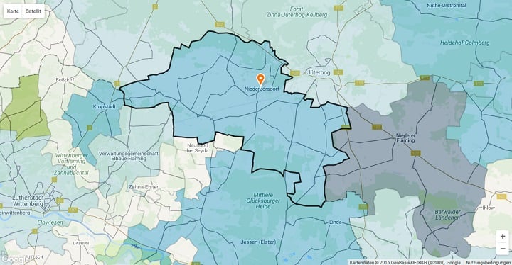 Mietspiegel Niedergörsdorf 2025