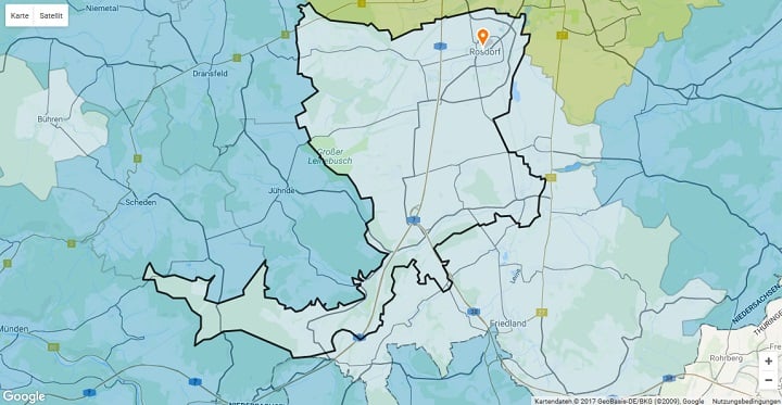 Mietspiegel Rosdorf 2025