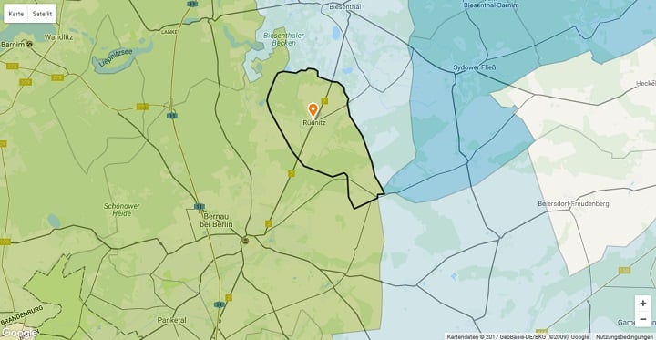 Mietspiegel Rüdnitz 2025