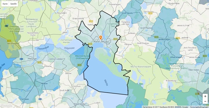 Mietspiegel Waren (Müritz) 2025