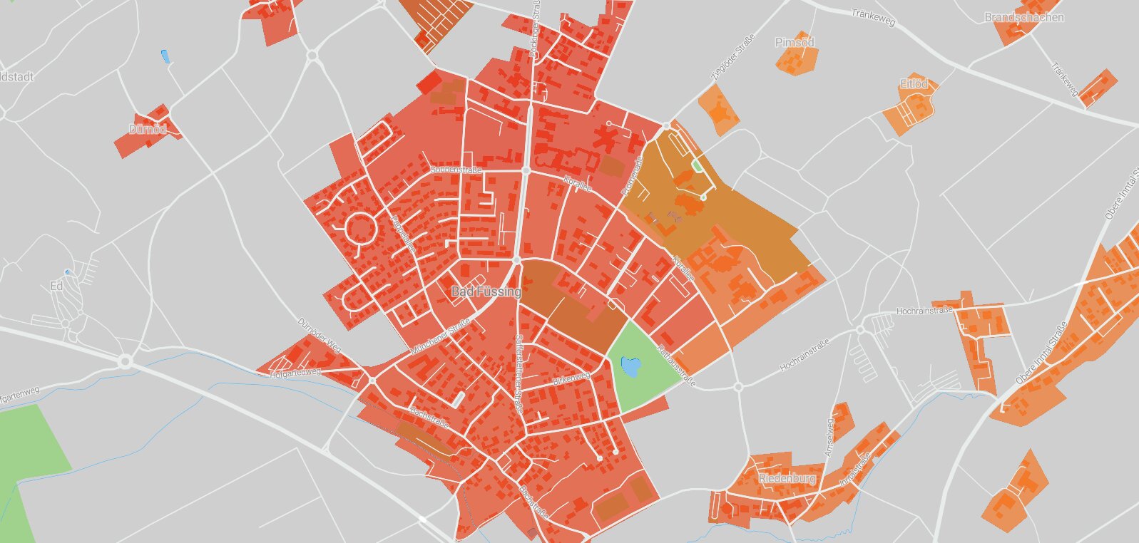 Mietspiegel Bad Füssing 2024