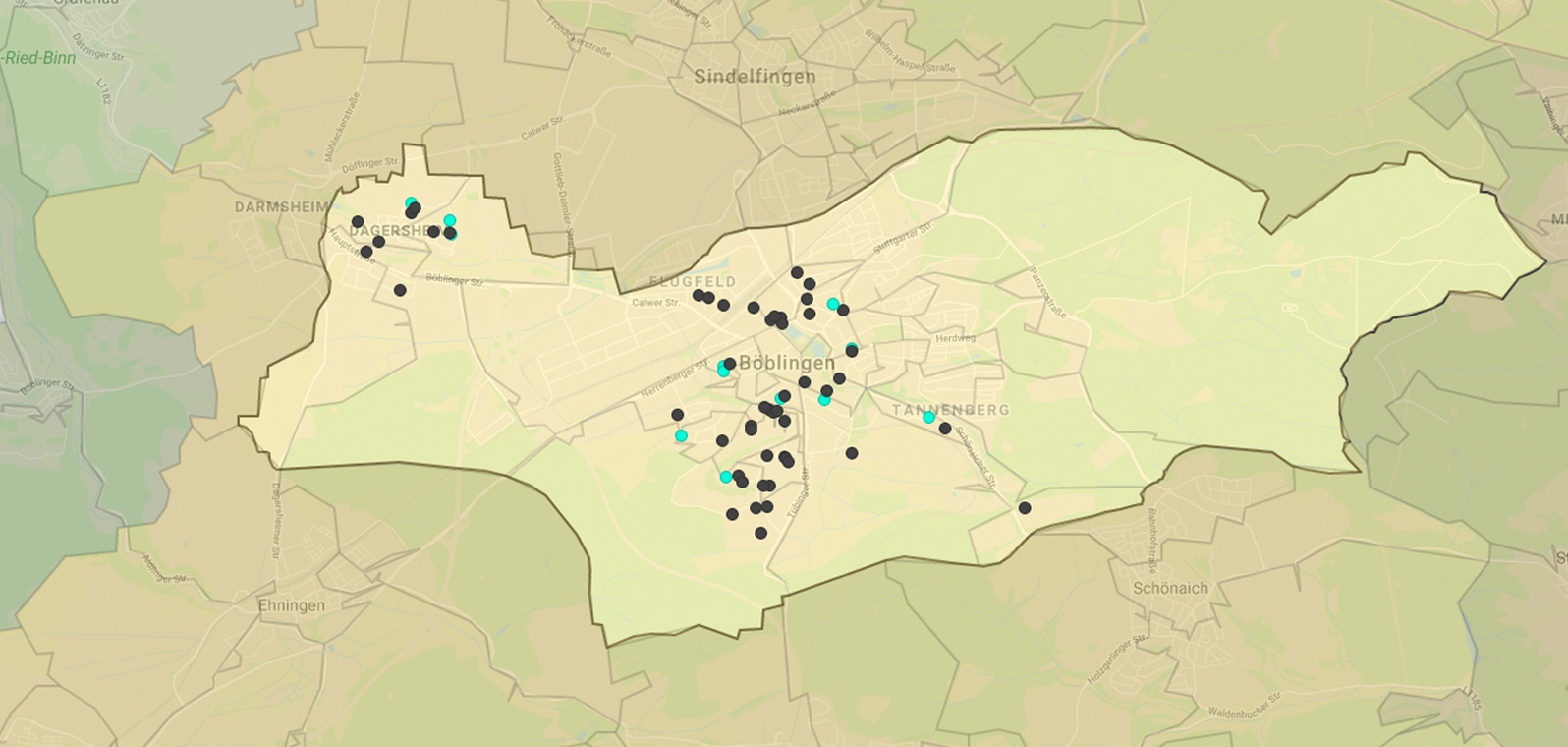 Mietspiegel Böblingen 2025