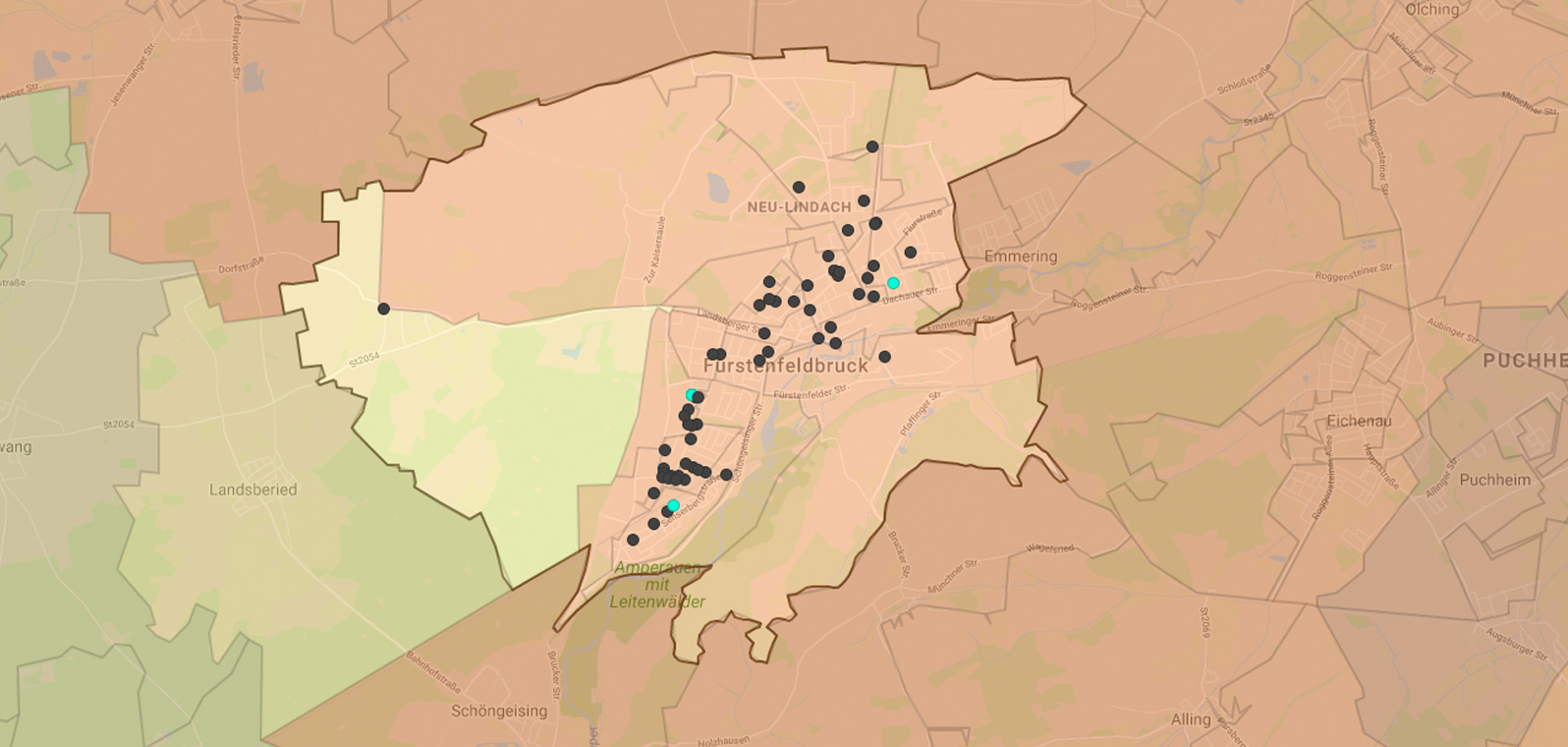 Mietspiegel Fürstenfeldbruck 2025