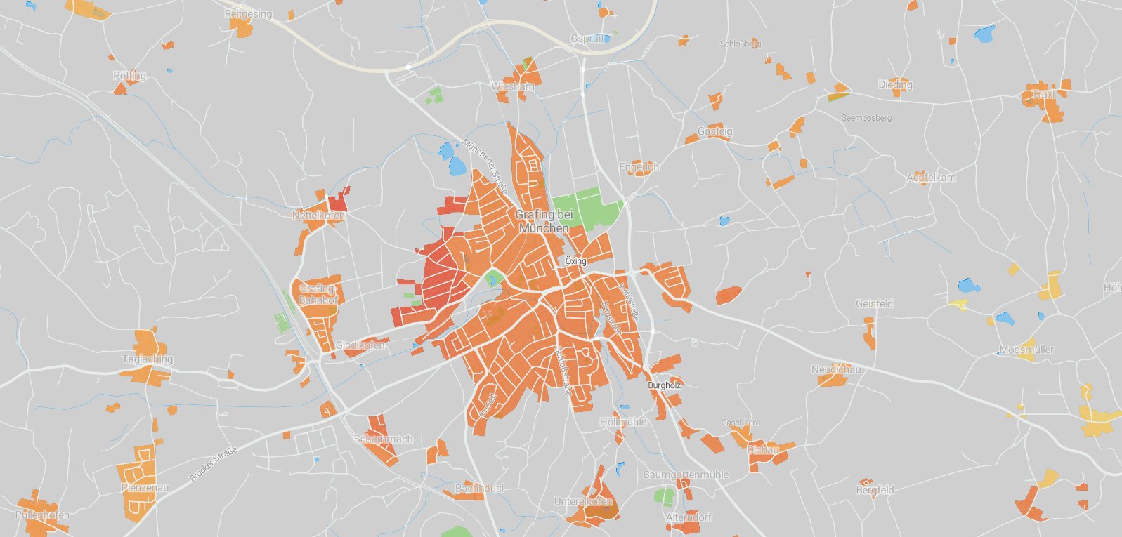 Mietspiegel Grafing bei München 2025