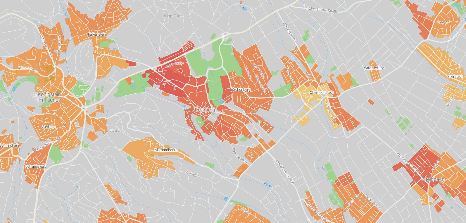 Mietspiegel Kronberg im Taunus 2025