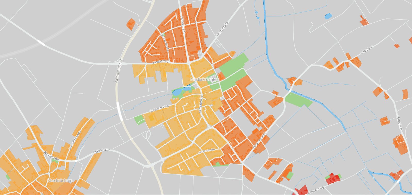 Mietspiegel Niederkrüchten 2025